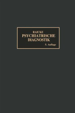 Grundriss der psychiatrischen Diagnostik - Raecke, Julius