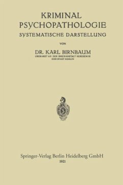 Kriminal-Psychopathologie - Birnbaum, Karl
