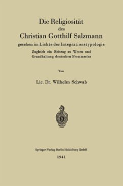 Die Religiosität des Christian Gotthilf Salzmann - Schwab, Wilhelm