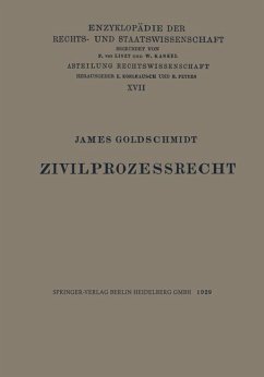 Zivilprozessrecht - Goldschmidt, James Paul