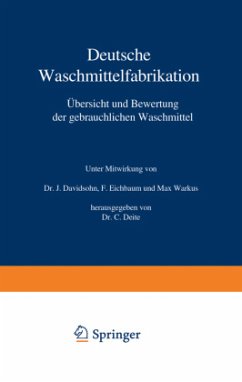 Deutsche Waschmittelfabrikation - Deite, C.;Davidsohn, J.;Eichbaum, F.