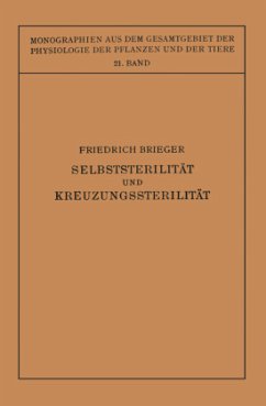 Selbststerilität und Kreuzungssterilität im Pflanzenreich und Tierreich - Brieger, Friedrich