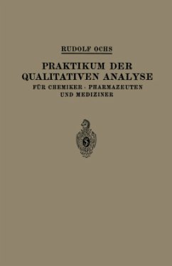 Praktikum der Qualitativen Analyse - Ochs, Rudolf