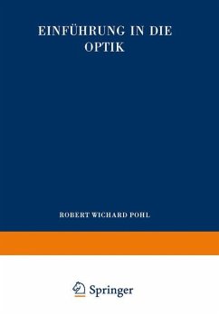 Einführung in die Optik - Pohl, Robert Wichard