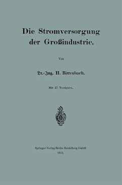 Die Stromversorgung der Großindustrie - Birrenbach, Hans