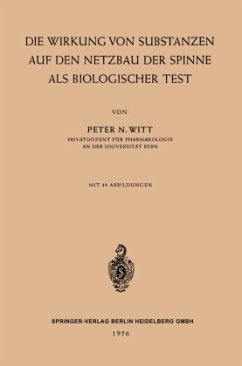 Die Wirkung von Substanzen auf den Netzbau der Spinne als Biologischer Test - Witt, Peter N.