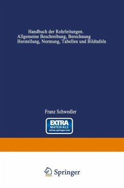 Handbuch der Rohrleitungen - Schwedler, Franz;Jürgensonn, Helmut von