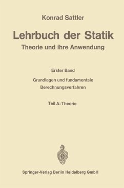 Lehrbuch der Statik - Sattler, Konrad