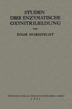 Studien über Enzymatische Oxynitrilbildung - Nordefeldt, Einar