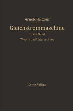 Die Gleichstrommaschine - La Cour, Arnold