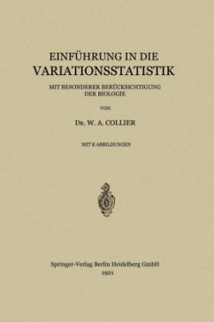 Einführung in die Variationsstatistik - Collier, Werner Adalbert