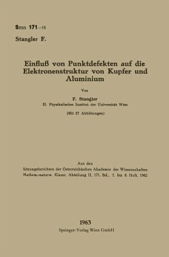 Einfluß von Punktdefekten auf die Elektronenstruktur von Kupfer und Aluminium - Stangler, Ferdinand