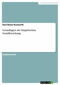 Grundlagen der Empirischen Sozialforschung - Konnerth, Karl-Heinz