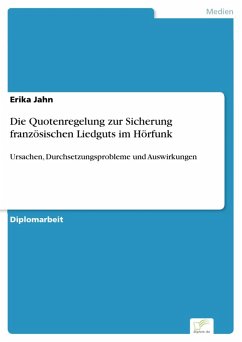 Die Quotenregelung zur Sicherung französischen Liedguts im Hörfunk (eBook, PDF) - Jahn, Erika
