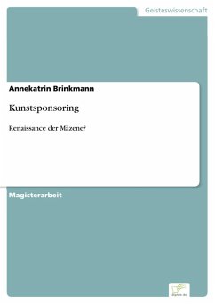Kunstsponsoring (eBook, PDF) - Brinkmann, Annekatrin
