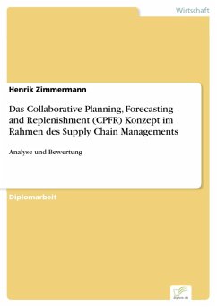 Das Collaborative Planning, Forecasting and Replenishment (CPFR) Konzeptim Rahmen des Supply Chain Managements (eBook, PDF) - Zimmermann, Henrik