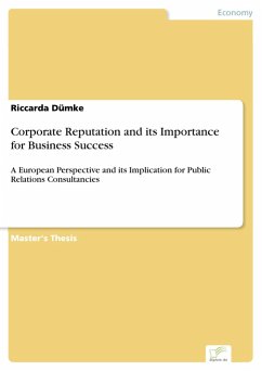 Corporate Reputation and its Importance for Business Success (eBook, PDF) - Dümke, Riccarda