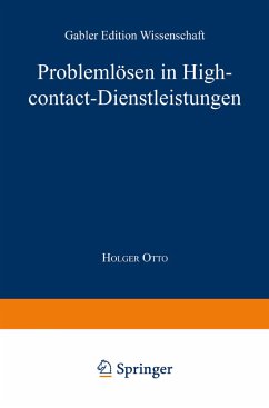 Problemlösen in High-contact-Dienstleistungen - Otto, Holger