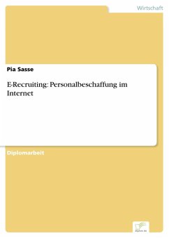 E-Recruiting: Personalbeschaffung im Internet (eBook, PDF) - Sasse, Pia