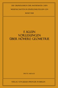 Vorlesungen über Höhere Geometrie - Klein, Felix;Blaschke, W.