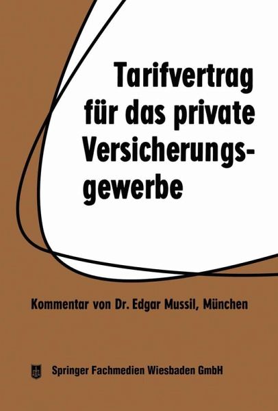 Tarifvertrag für das private Versicherungsgewerbe Tarifvertrag für das private Versicherungsgewerbe