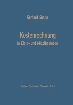 Kostenrechnung in Klein- und Mittelbetrieben - Simon, Gerhard