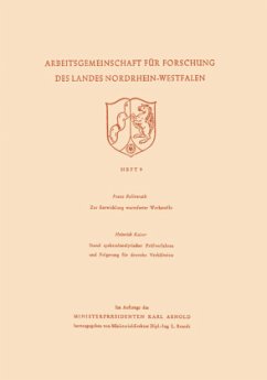 Zur Entwicklung warmfester Werkstoffe. Stand spektralanalytischer Prüfverfahren und Folgerung für deutsche Verhältnisse - Bollenrath, Franz