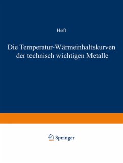 Die Temperatur-Wärmeinhaltskurven der technisch wichtigen Metalle - Wüst, F.;Meuthen, A.;Durrer, R.