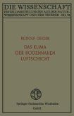 Das Klima der bodennahen Luftschicht Das Klima der bodennahen Luftschicht