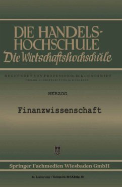 Finanzwissenschaft - Herzog, Richard