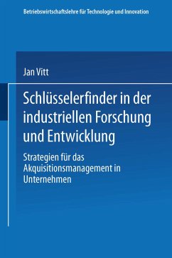 Schlüsselerfinder in der industriellen Forschung und Entwicklung - Vitt, Jan