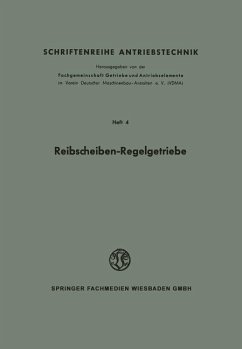 Reibscheiben-Regelgetriebe - Thomas, W.;Niemann, Gustav