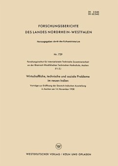 Wirtschaftliche, technische und soziale Probleme im neuen Indien - Pochhammer, W. von; Biswas, S. A.; Hunck, J. M.; Toppe, A.; Mittlerwallner, P. H. von; Heinrich, H.