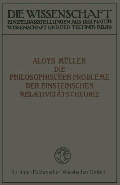 Cover Die philosophischen Probleme der Einsteinschen Relativitätstheorie