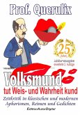 Volksmund tut Weis- und Wahrheit kund (eBook, PDF)