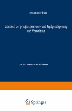 Jahrbuch der Preußischen Forst- und Jagdgesetzgebung und Verwaltung - Mundt, O.