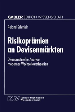Risikoprämien an Devisenmärkten - Schmidt, Roland
