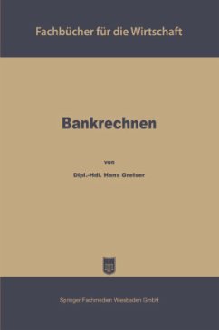 Bankrechnen - Greiser, Hans