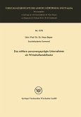 Das mittlere personengeprägte Unternehmen als Wirtschaftsstabilisator