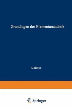 Grundlagen der Elementarstatistik - Billeter, Ernesto Pietro