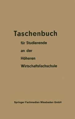 Cover Taschenbuch für Studierende an der Höheren Wirtschaftsfachschule