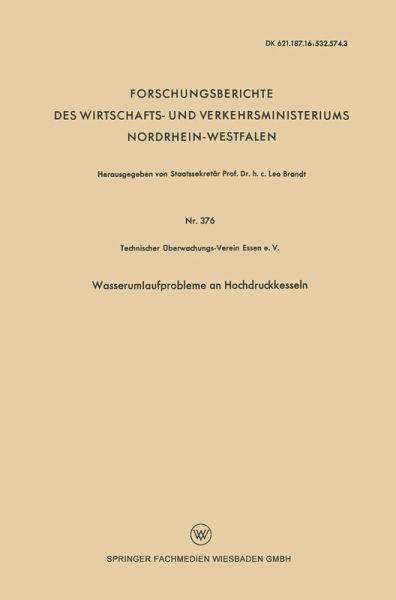 Wasserumlaufprobleme an Hochdruckkesseln