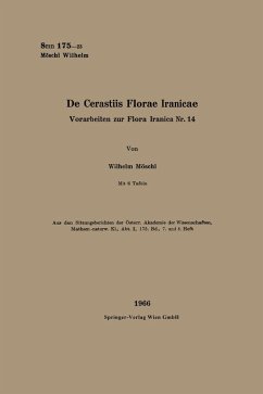 Cover De Cerastiis Florae Iranicae