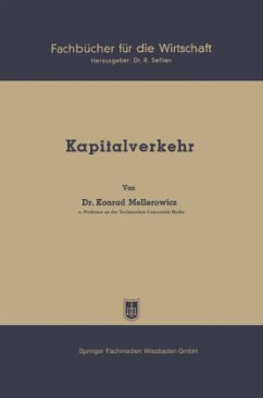 Kapitalverkehr - Mellerowicz, Konrad