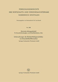 Untersuchungen der Bindemitteleigenschaften von Braunkohlenfilteraschen - Rheinische Aktiengesellschaft für Braunkohlenbergb