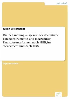Die Behandlung ausgewählter derivativer Finanzinstrumente und mezzaniner Finanzierungsformen nach HGB, im Steuerrecht und nach IFRS (eBook, PDF) - Breidthardt, Julian