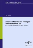 Porter´s (1980) Generic Strategies, Performance and Risk (eBook, PDF)