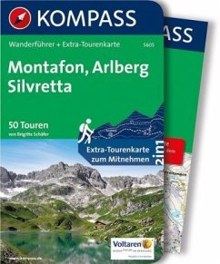 KOMPASS Wanderführer Montafon, Arlberg, Silvretta, m. 1 Karte - Schäfer, Brigitte
