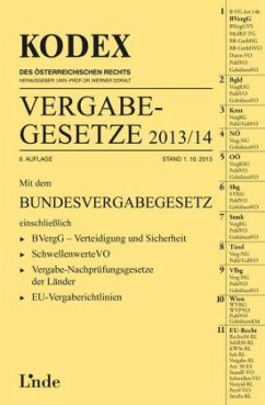 Vergabegesetze 2013/14 (f. Österreich)