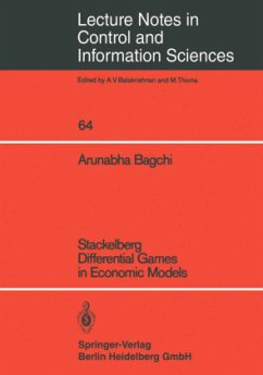 Stackelberg Differential Games in Economic Models - Bagchi, A.